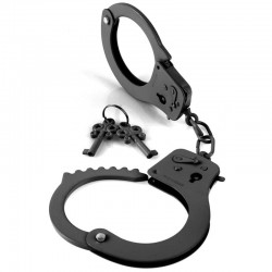 Черни Метални Белезници Designer Metal Handcuffs Black Черни Метални Белезници Designer Metal Handcuffs Black