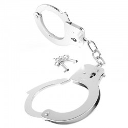 Белезници за Подарък Designer Metal Handcuffs Silver Белезници за Подарък Designer Metal Handcuffs Silver
