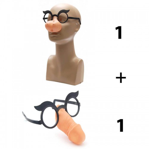 Комплект очила цици + очила пишка 