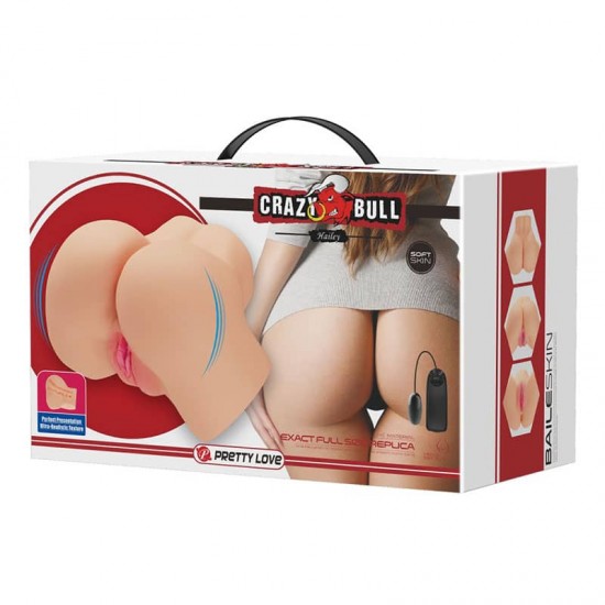 Crazy Bull Hailey Flesh – Реалистичен мастурбатор с двойно удоволствие Crazy Bull Hailey Flesh – Реалистичен мастурбатор с двойно удоволствие