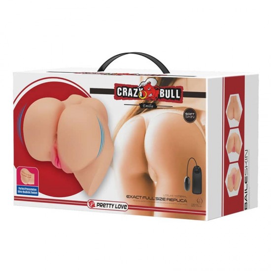 Crazy Bull Emilia – Мастурбатор за секс с анус и вагина + вибрация Crazy Bull Emilia – Мастурбатор за секс с анус и вагина + вибрация
