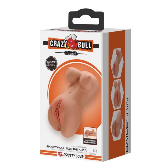 Crazy Bull Hannah Brown – Малък Мастурбатор с анус, вагина и гърди Crazy Bull Hannah Brown – Малък Мастурбатор с анус, вагина и гърди