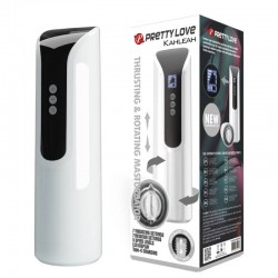 Автоматичен Мастурбатор с Тласкане, Ротация и LED Дисплей - Pretty Love Kahleah