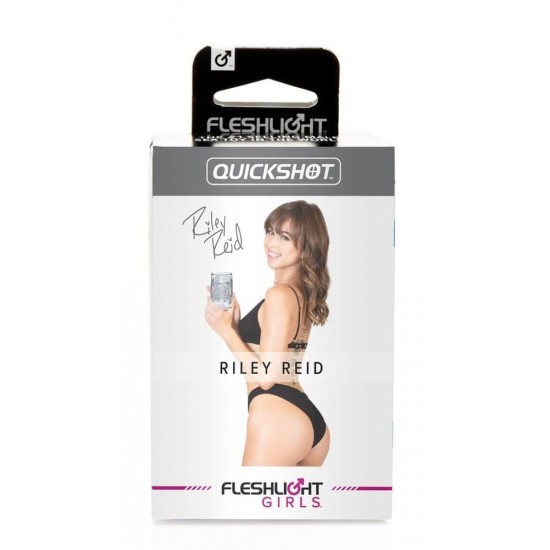 Fleshlight Quickshot Riley Reid прозрачен двустранен мастурбатор Fleshlight Quickshot Riley Reid прозрачен двустранен мастурбатор