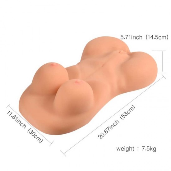 Секс играчка Женско Тяло с гърди, вагина и анус Oriental Carrie Half Body Sex Doll