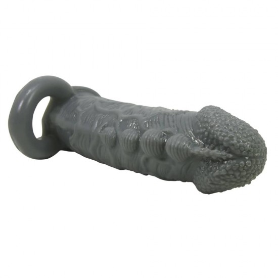 Realistic Penis Sleeve Black I – Класиката в черно за екстра плътност и контрол Realistic Penis Sleeve Black I – Класиката в черно за екстра плътност и контрол