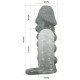 Realistic Penis Sleeve Black I – Класиката в черно за екстра плътност и контрол Realistic Penis Sleeve Black I – Класиката в черно за екстра плътност и контрол