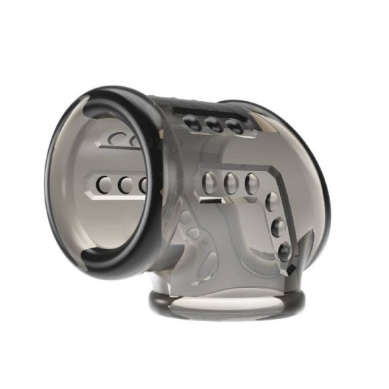 Текстуриран пенис ръкав с отворен дизайн, релефни зони и компактна форма - Pretty Love Penis Sleeve III