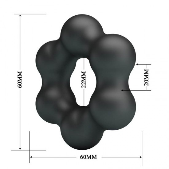 Стегнат силиконов пенис пръстен за контрол - Crazy Bull Clauzell Super Soft Silicone Ring
