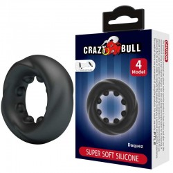 Ерекционен пенис пръстен с вътрешен релеф от мек силикон - Crazy Bull Daquez Super Soft Silicone Ring Ерекционен пенис пръстен с вътрешен релеф от мек силикон - Crazy Bull Daquez Super Soft Silicone Ring