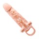 Удължаващ вибриращ пенис ръкав с клитор стимулатор зайче - Pretty Love Brave Man Vibrating Penis Sleeve