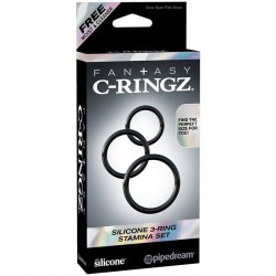 Силиконови Пенис Пръстени Silicone 3-Ring Stamina Set Силиконови Пенис Пръстени Silicone 3-Ring Stamina Set