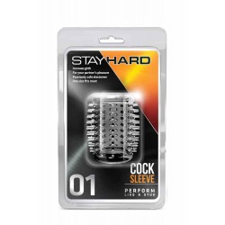 Пенис втулка Stay Hard Cock Sleve 01 Clear Пенис втулка Stay Hard Cock Sleve 01 Clear