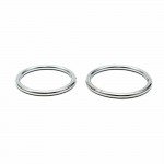 Метални пенис пръстени ринг с диаметър 5см. x 5,5см.Cock Rings Silver