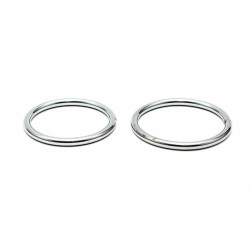 Метални пенис пръстени ринг с диаметър 5см. x 5,5см.Cock Rings Silver
