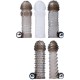 5 Пенис Удължители Комплект Vibrating Penis Sleeve Kit