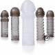 5 Пенис Удължители Комплект Vibrating Penis Sleeve Kit