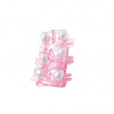 Пенис удебелител с релефни перли Charmly Pearl