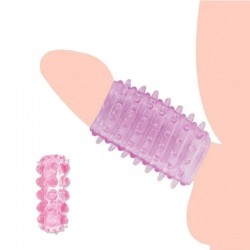 Пенис Пръстен с релеф Charmly Magic Tickler Pink No. 1 Cock Ring