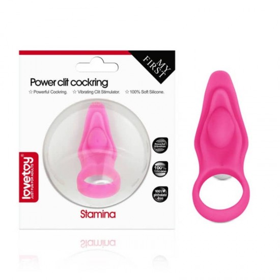 Пенис Пръстен с Вибрация Power Clit Silicone Cockring