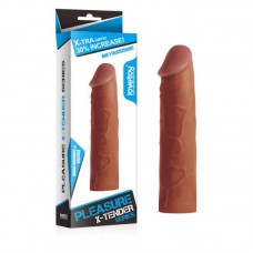 Пенис Удебелител Pleasure X-Tender Penis Sleeve 1 Brown