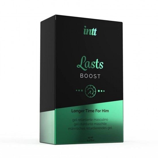 LASTS BOOST Delay Gel Airless Bottle 15 ml – гел за удължаване на издръжливостта при мъже