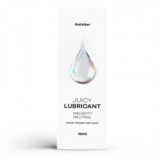 Нежен воден лубрикант без аромат 300 мл - Satisfyer Juicy Lubricant Naughty Neutral