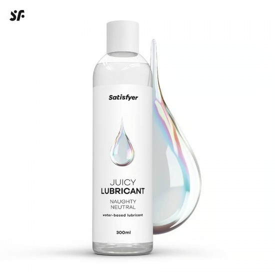 Нежен воден лубрикант без аромат 300 мл - Satisfyer Juicy Lubricant Naughty Neutral