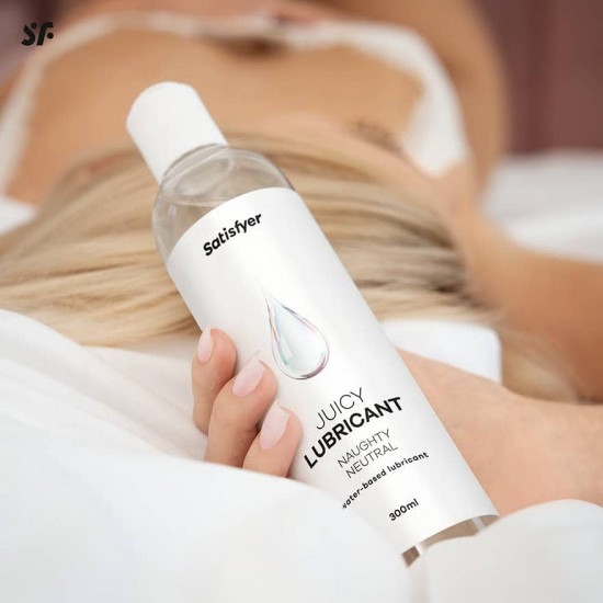 Нежен воден лубрикант без аромат 300 мл - Satisfyer Juicy Lubricant Naughty Neutral
