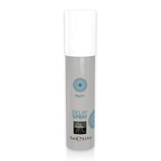Спрей за задържане на мъже и повече издръжливост - Shiatsu Delay Spray Men 15 ml Спрей за задържане на мъже и повече издръжливост - Shiatsu Delay Spray Men 15 ml