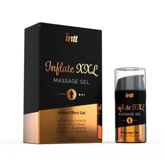 Стимулиращ гел за пенис с по-плътно усещане – INTT Inflate XXL Massage Gel 15 мл