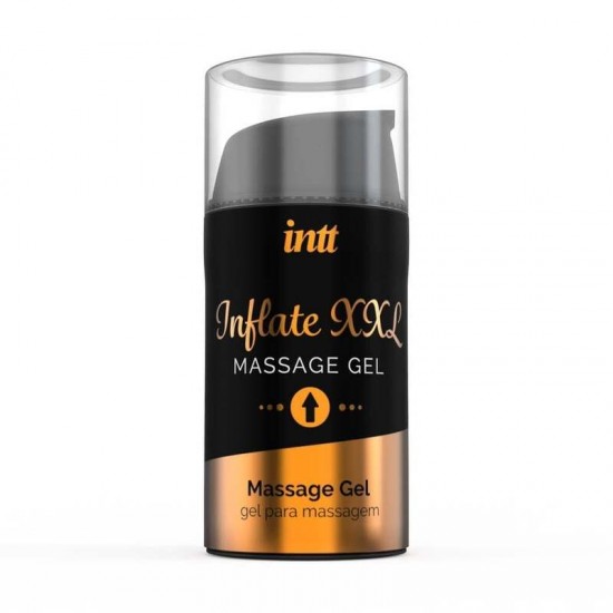 Стимулиращ гел за пенис с по-плътно усещане – INTT Inflate XXL Massage Gel 15 мл
