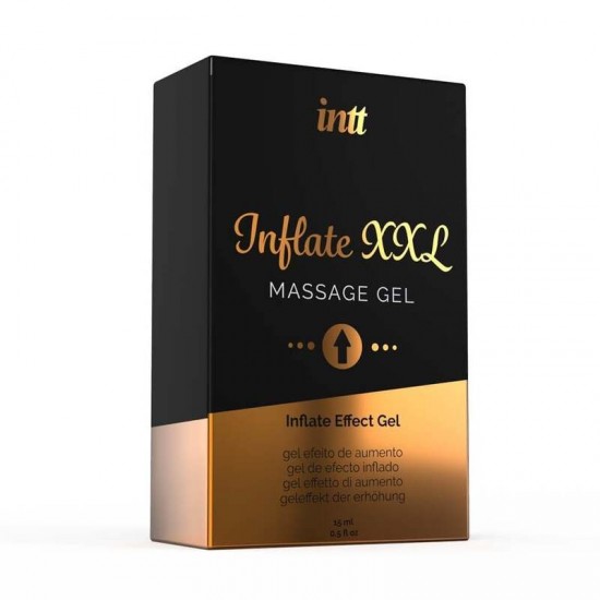 Стимулиращ гел за пенис с по-плътно усещане – INTT Inflate XXL Massage Gel 15 мл