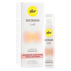 Оргазъм гел за клитор стимулация с наподобяващо вибрации усещане - pjur WOMAN Lust 15 ml Оргазъм гел за клитор стимулация с наподобяващо вибрации усещане - pjur WOMAN Lust 15 ml