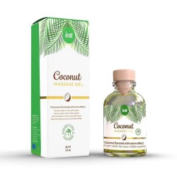 Веган масажен гел с кокосов вкус и нежно затопляне – 30 мл INTT Coconut Massage Gel Веган масажен гел с кокосов вкус и нежно затопляне – 30 мл INTT Coconut Massage Gel