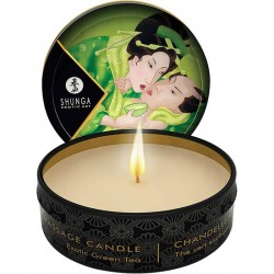 Еротична Свещ за Масажи SHUNGA Exotic Green Tea Еротична Свещ за Масажи SHUNGA Exotic Green Tea