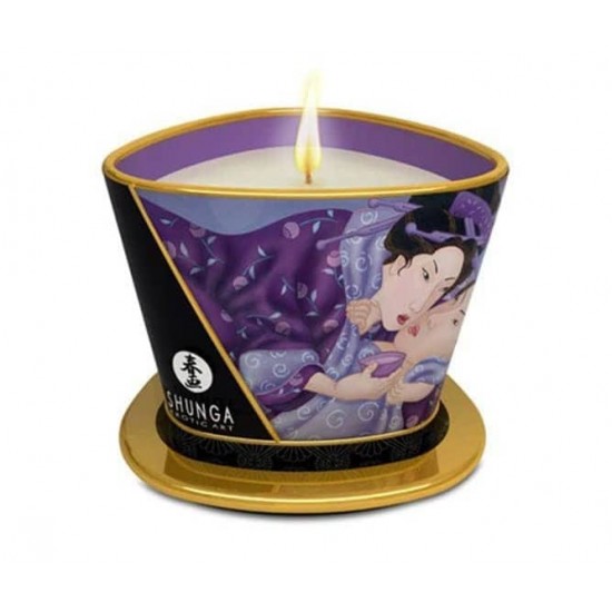 Massage Candle Exotic Fruit 170ml – голяма масажна свещ с аромат на изкушение Massage Candle Exotic Fruit 170ml – голяма масажна свещ с аромат на изкушение