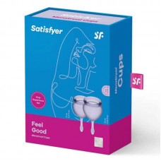 Менструална чашка 2бр. Feel Good Menstrual Cup Lilla Satisfyer