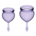 Менструална чашка 2бр. Feel Good Menstrual Cup Lilla Satisfyer