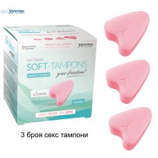 3бр. гъба за секс в цикъл Soft Tampons 