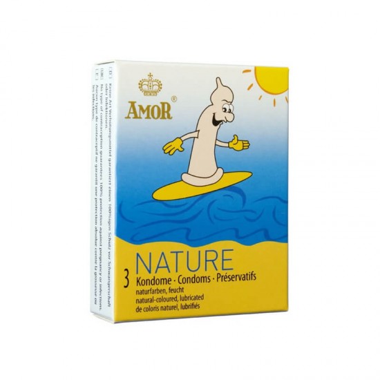 Презервативи AMOR Nature 3 броя