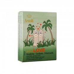Релефни презервативи Wild Love Amor 3 броя