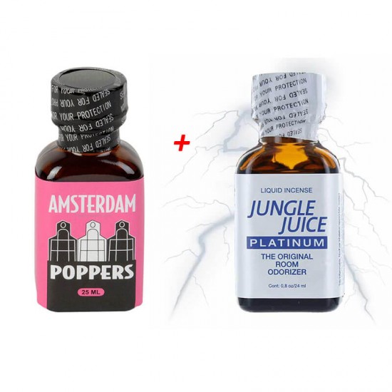 Попърс Амстердам  25мл + Poppers Jungle Juice 25ml