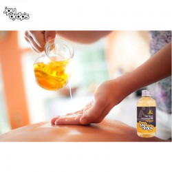 Масло за еротичен масаж с аромат на Кайсия JoyDrops 250мл  