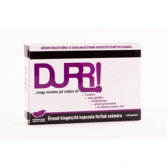 Хапчета за ерекция и потентност DURR potency 4 бр