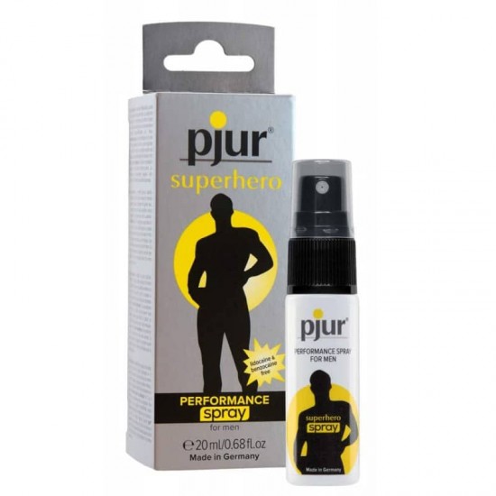 Силен спрей за задържане Pjur Superhero Strong delay spray 20ml Силен спрей за задържане Pjur Superhero Strong delay spray 20ml