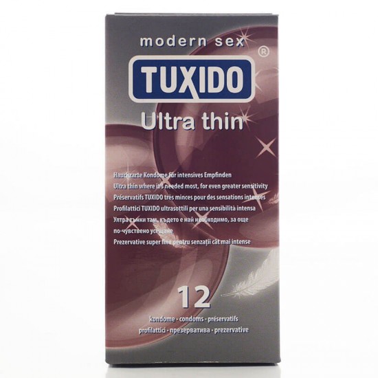 Тънки презервативи Tuxido Ultra Thin 12бр.  с дискретна доставка