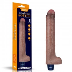 Голям Вибратор 26.5см REAL SOFTEE Silicone Vibrating Dildo Голям Вибратор 26.5см REAL SOFTEE Silicone Vibrating Dildo