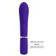 Вибратор заек 20 см за G-точка и клитор, лилав, силиконов - Pretty Love Thomas Purple II