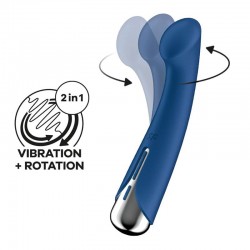 Вибратор с Въртене Spinning G-Spot 1 blue Вибратор с Въртене Spinning G-Spot 1 blue